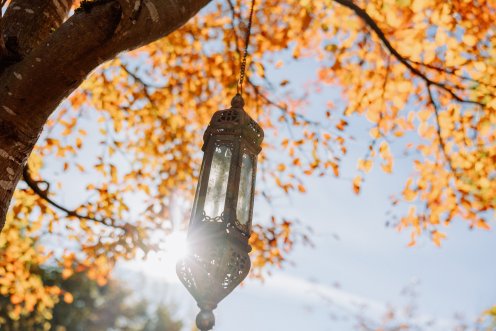 Daheim am Regen - Lampe im Garten Daheim am Regen - Lampe im Garten